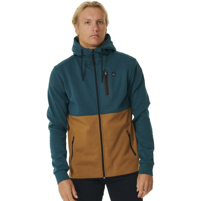 Rip Curl Mens Anti Series Departed Zip Fleece 3 Rip Curl Mens Anti Series Departed Zip Fleece