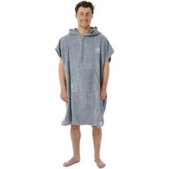 Rip Curl Mens Logo Hooded Towel Changing Robe / Poncho