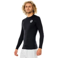 Rip Curl Mens Thermopro 1mm Long Sleeve Thermal Vest -Mystic || Rip Curl || GILL Shop 202320Rip20Curl20Mens20Thermopro201mm20Long20Sleeve20Thermal20Vest20WLYYAM20 20Black20side.700x700