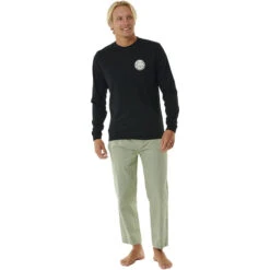 Rip Curl Mens Wetsuit Icon Long Sleeve T-Shirt