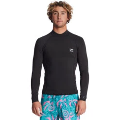 Billabong Mens Absolute 1mm Wetsuit Jacket / Grey -Mystic || Rip Curl || GILL Shop 43707 202320Billabong20Mens20Absolute201mm20Wetsuit20Jacket20ABYW80011820 20Black2020Grey 20front.700x700