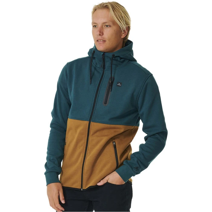Rip Curl Mens Anti Series Departed Zip Fleece 4 Rip Curl Mens Anti Series Departed Zip Fleece - Image 2
