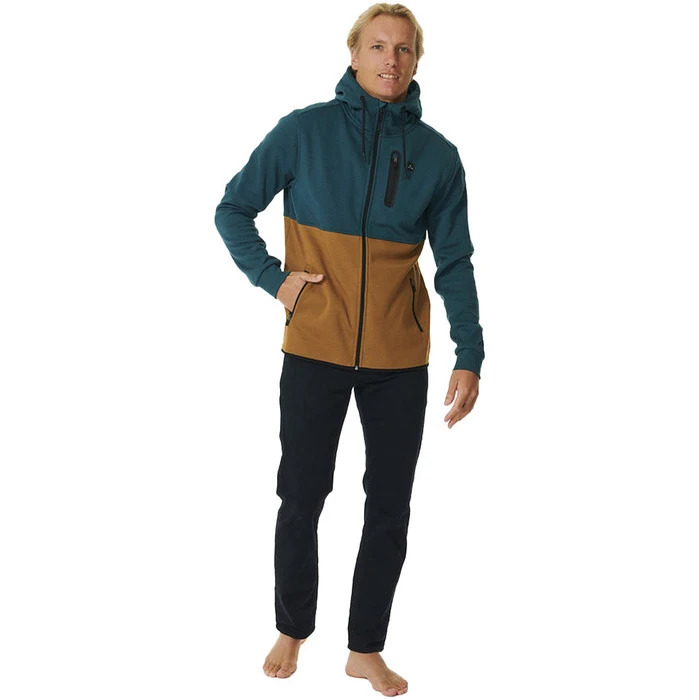 Rip Curl Mens Anti Series Departed Zip Fleece 6 Rip Curl Mens Anti Series Departed Zip Fleece - Image 4