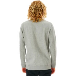 Rip Curl Mens Wetsuit Icon Crew Fleece Jumper -Mystic || Rip Curl || GILL Shop 44720 202320Rip20Curl20Mens20Wetsuit20Icon20Crew20Fleece20Jumper20CFEHN920 20Grey20Marle203.700x700