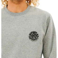Rip Curl Mens Wetsuit Icon Crew Fleece Jumper -Mystic || Rip Curl || GILL Shop 44720 202320Rip20Curl20Mens20Wetsuit20Icon20Crew20Fleece20Jumper20CFEHN920 20Grey20Marle205.700x700