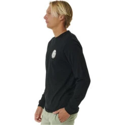 Rip Curl Mens Wetsuit Icon Long Sleeve T-Shirt -Mystic || Rip Curl || GILL Shop 44723 202320Rip20Curl20Mens20Wetsuit20Icon20Long20Sleeve20T Shirt200CCMTE20 20Black203.700x700