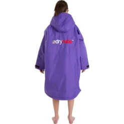 Dryrobe Advance Junior Long Sleeve Change Robe -Mystic || Rip Curl || GILL Shop Dryrobe Advance Junior Long Sleeve Premium Outdoor Change Robe Poncho DR104 Purple Grey 2.700x700