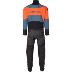 Typhoon Multisport 5 Rapid Drysuit With Convenience Zip & Underfleece -Mystic || Rip Curl || GILL Shop Typhoon Mens Multisport 5 Rapid Drysuit 100181 Tea Orange Back.700x700