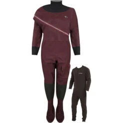 Typhoon Womens Beadnell Ezeedon Front Zip Drysuit & Underfleece